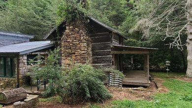 Photo of Log cabin on 15 acres in the North Carolina mountains. Circa 1798. $249,000