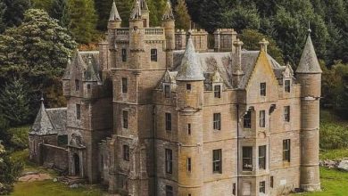 Photo of Balintore Castle Scotland.