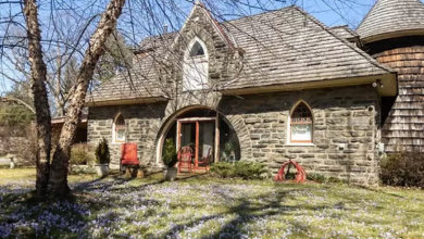 Photo of 1896 PA Stone Carriage House With Turret & Designed by Famed Architect.