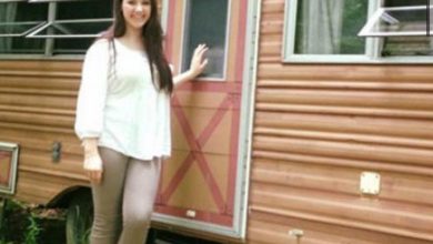 Photo of A teenage girl bought an old caravan for only $200